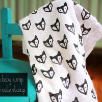 How-To: Upcycled Fox Print Baby Wraps