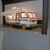 Plastic Canvas Needlepoint RV Lamp