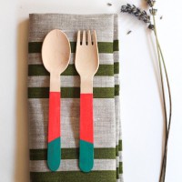 How-To: Colorful Wooden Cutlery