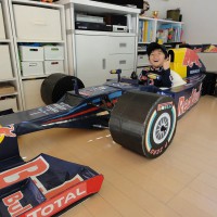Making a Red Bull F1 Car with Cardboard