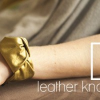 DIY Leather Knot Bracelet