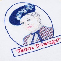 Downton Abbey-Inspired Dowager Countess Embroidery Pattern