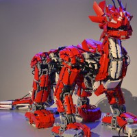 Colossal Mindstorms EV3 Dragon Acts Alive