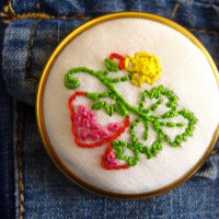 How-To: Embroidered Brooch