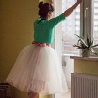 How-To: Whimsical Tulle skirt