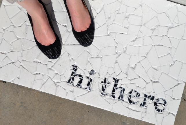 DIY Mosaic Tile Doormat