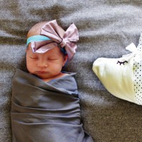 How-To: Silk Bow Baby Headband Tutorial