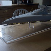 Star Destroyer Birthday Cake With Working Lights