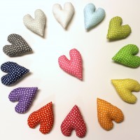 How-To: Stuffed Fabric Hearts