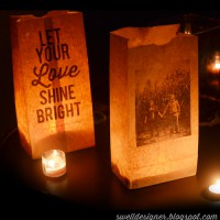 How-To: Photo & Quote Paper Bag Luminaries