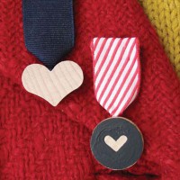 Valentine Heart Medals