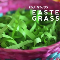 How-To: No Mess Easter Grass