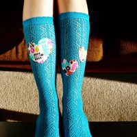 Flashback: Appliqué Your Knee Socks