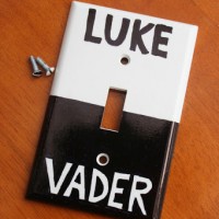 DIY Luke and Vader Lightswitch