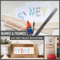 Make Your Own Patterned Name Art