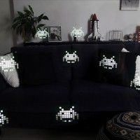 How-To: Space Invaders Photo Flash Stencils