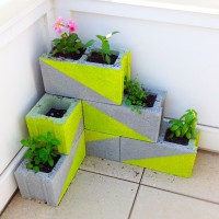 Neon Geometric Planter