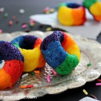 How-To: Rainbow Mini Doughnuts