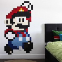 Super-Sized Mario-Inspired Pixel Wall Art