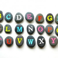 How-To: Heat Embossed Alphabet Rocks