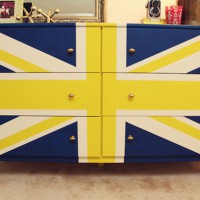 DIY Union Jack Dresser