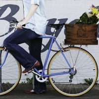 Cyclist Chic: Turn a Wooden Crate into a Cool Cargo Box