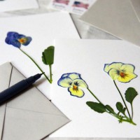 How-To: Press Violets to Make Botanical Art