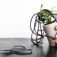 How-To: Cord and Cork Plant Hanger