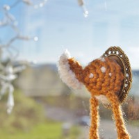 How-To: Crocheted Deer Butt Faux Taxidermy