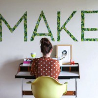 How-To: Fabric Typography Wall Art