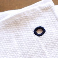 How-To: Hand-Stitched Eyelet Towel Loops