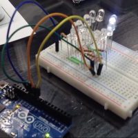 Charlieplexing LEDs with an AVR ATmega328 (or Arduino)