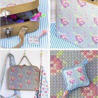 How-To: Cross-Stitch Papier-mâché Suitcase