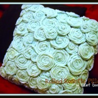 How-To: Rolled Rosette Pillow