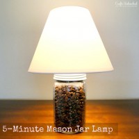 How-To: 5-Minute Mason Jar Lamp