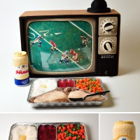 Felted TV Dinner