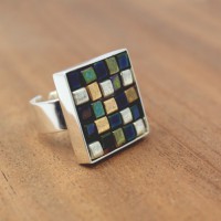 How-To: Glass Bead Mosaic Ring