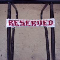 Yarn Bomber Reserves Bike Parking