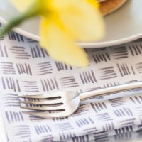 How-To: Make Patterned Cloth Napkins with Fabric Markers