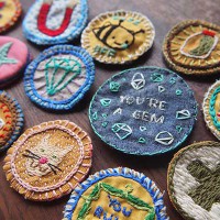 How-To: Embroidered DIY Merit Badges