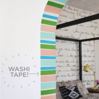 How-To: Washi Tape Doorway Decor