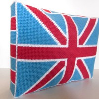 How-To: Needlepoint Union Jack Pillow