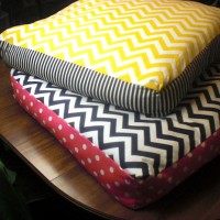 How-To: Giant Chevron Floor Pillows