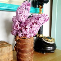 How-To: Leather-Wrapped Vase