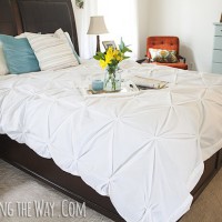 How-To: DIY Pintuck Duvet Cover