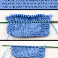 How-To: Safely Rip Back Knitting Stitches