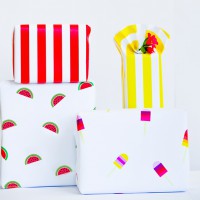 Printable Summer Wrapping Paper