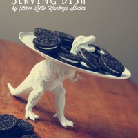 DIY Dinosaur Serving Dish