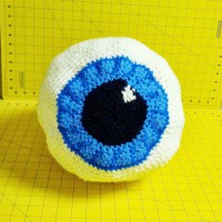 Crocheted Eyeball Bag