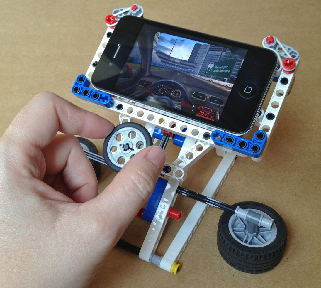 Phone Racer—Lego iPhone Gaming Stand